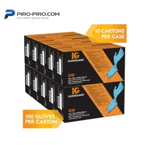 KLEENGUARD G10 Flex Blue Nitrile Gloves size 7 (S) 100 gloves per case