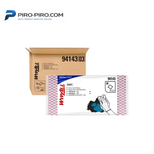 WYPALL 94143 Color Code Wipers Regular Duty Single Sheet RED 12 Pack Per Case