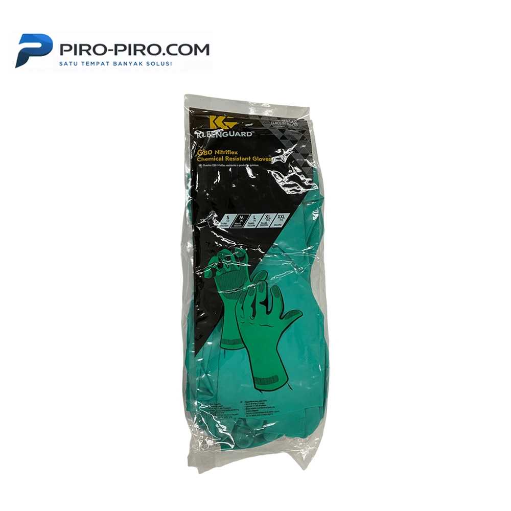 KLEENGUARD 94446 G80 NITRILE Chemical Resistance Gloves size 8 (M) 12 pairs per pack