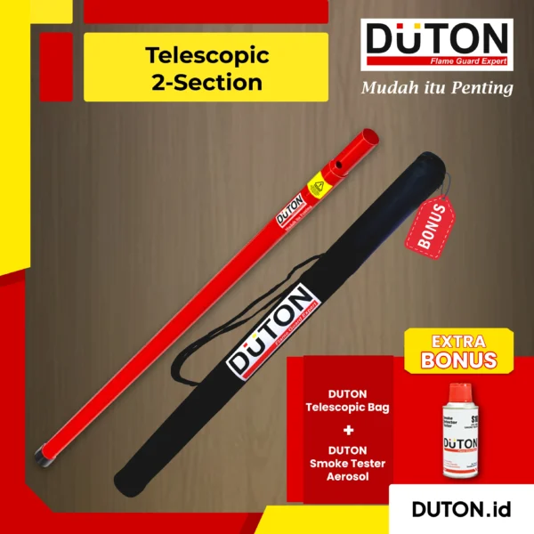 DUTON 108 Telescopic Pole - 2 Sections, Up to 4.2 meters